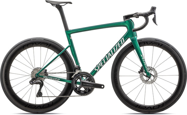 Tarmac SL8 Pro - Ultegra Di2 GLOSS PINE GREEN METALLIC / WHITE 49cm