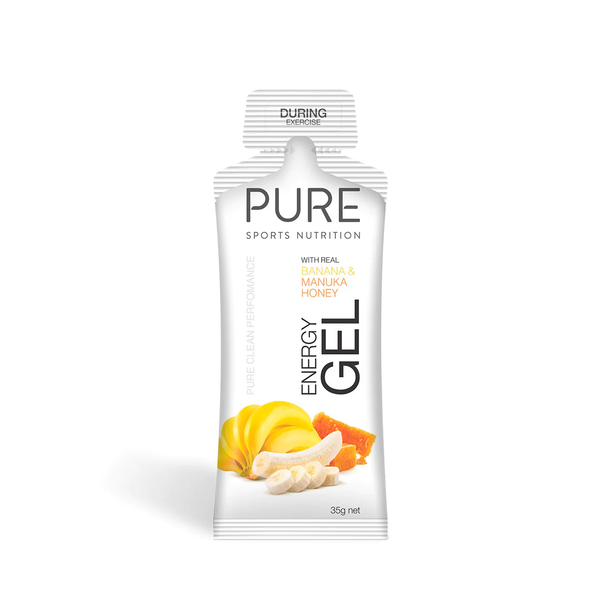 PURE - ENERGY GEL BANANA & MANUKA HONEY 35g (each)