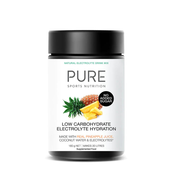 PURE - 160g LOW CARB ELECTROLYTE DRINK PINEAPPLE