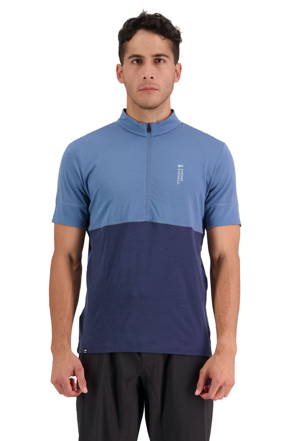 Mons Royale S23- Mens Cadence Half Zip T