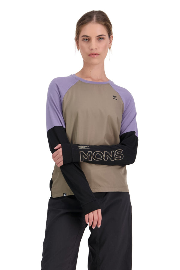 Mons Royale S23- Womens Tarn Merino Wind Jersey