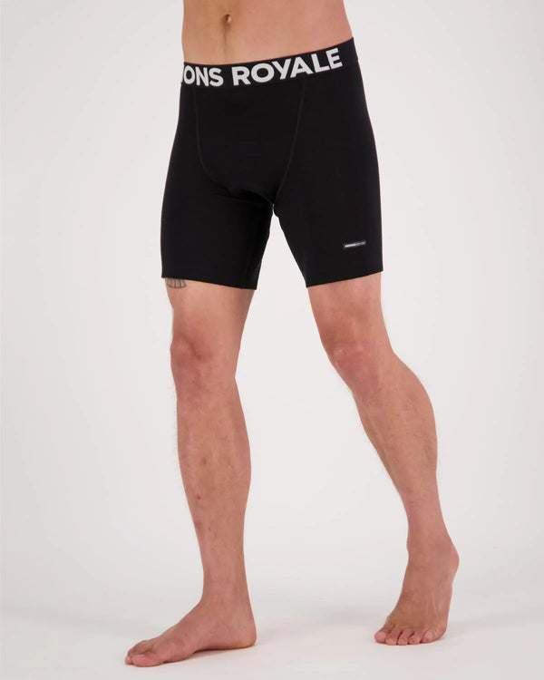 Mons Low Pro Merino Aircon Bike Short Liner-Black-Mens