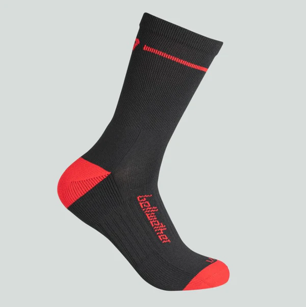 Bellwether Optime Sock Black/Ferarri - L/XL