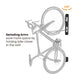 BIKE RAKZ EZI FOLD Medium 2.1