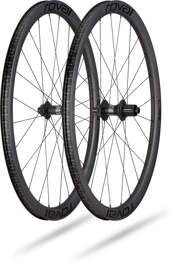 Roval Rapide Carbon Wheelset 700C C38 Satin Carbon / Black