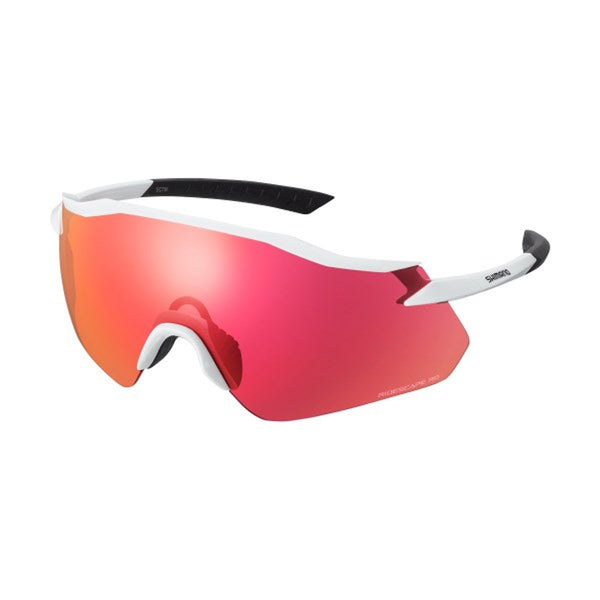 Shimano Equinox Sunglasses - White with Ridescape Road Lens