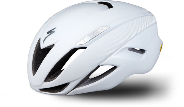 S-Works Evade w/ ANGi Helmet White Small