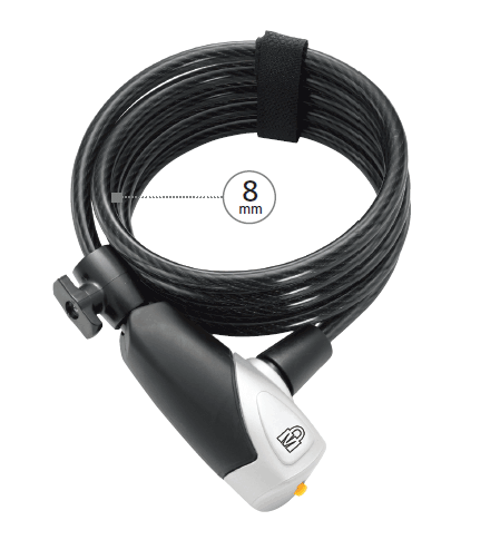 Magnum Key Bike Lock 8mm x 1.8m