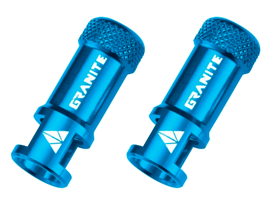 Granite Designs Juicy Nipples CNC Valve Cap Pair