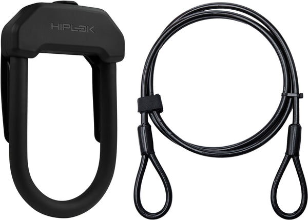Hiplok DX-Plus D-Lock Wearable Black